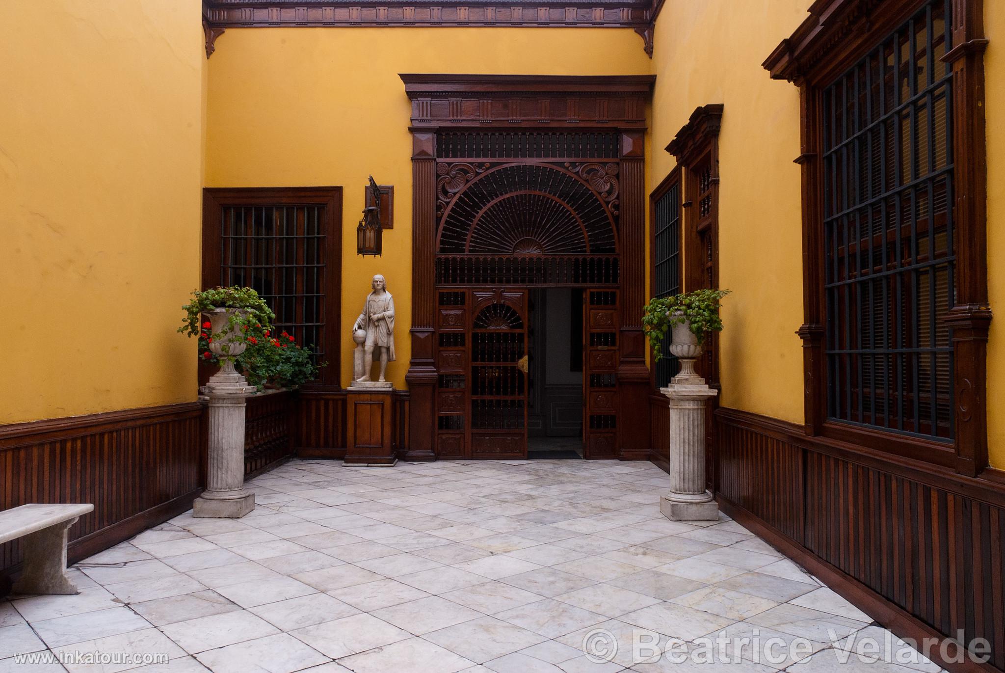 Interior of the Casa Aliaga