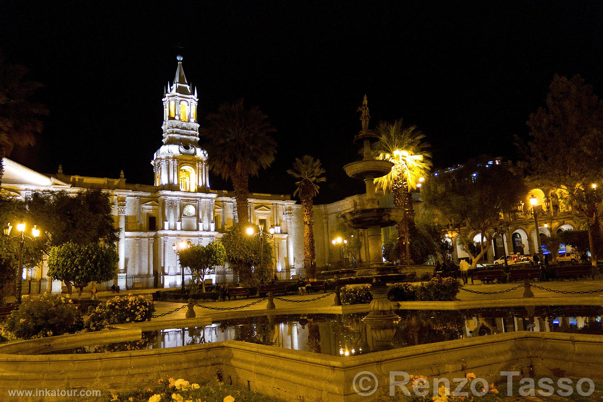 Plaza de Armas and Cathedral of Arequipa