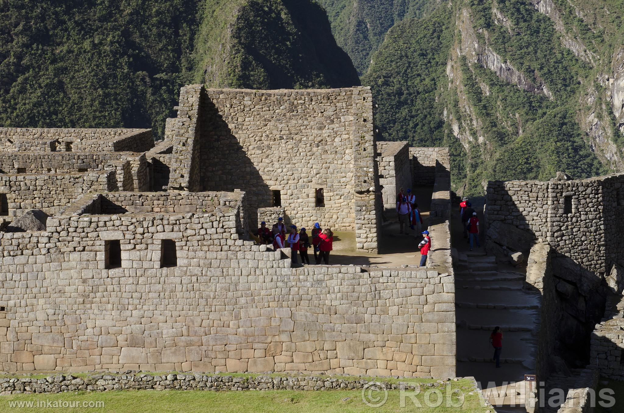 Tourists at Machu Picchu