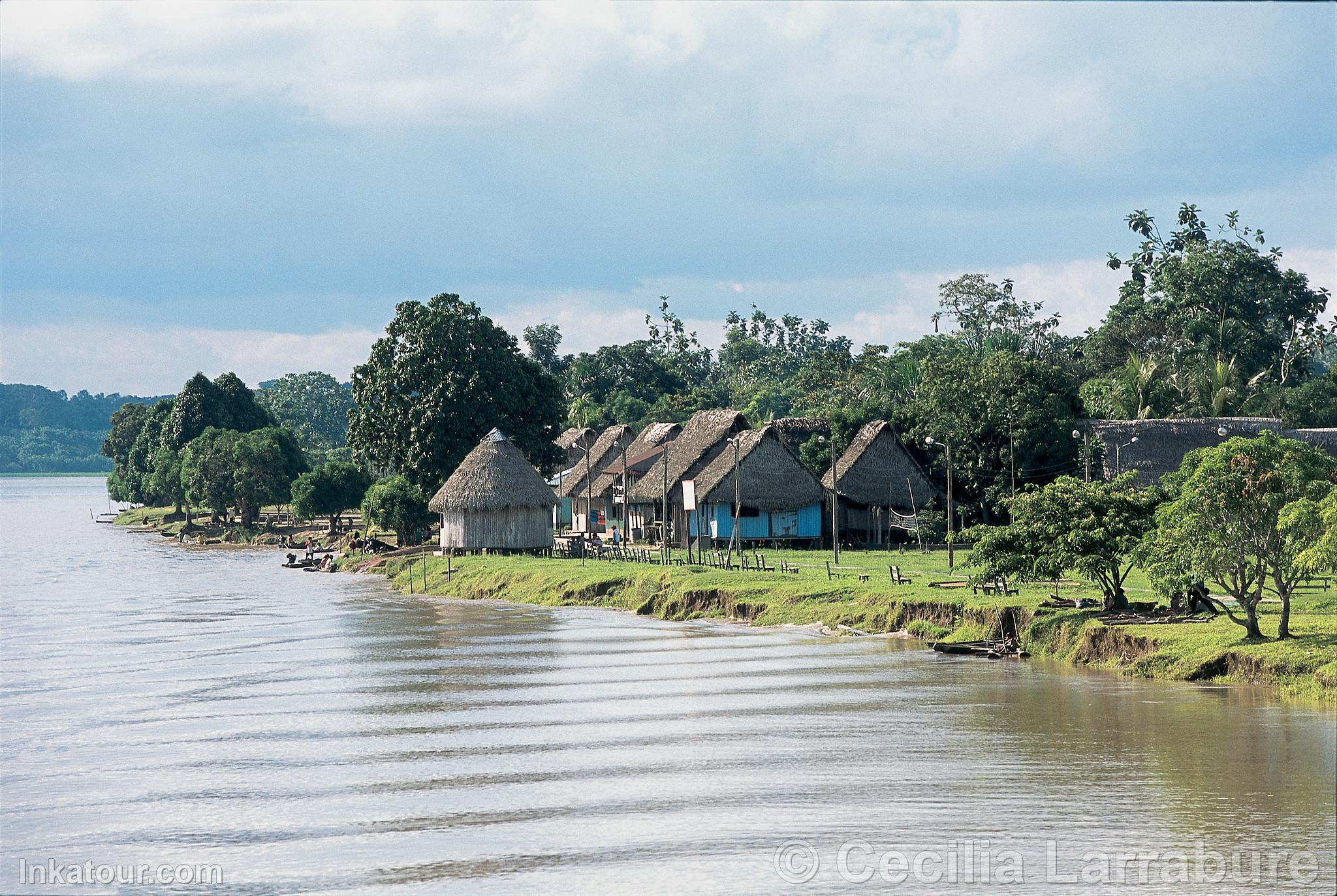 Houses along the Huallaga River