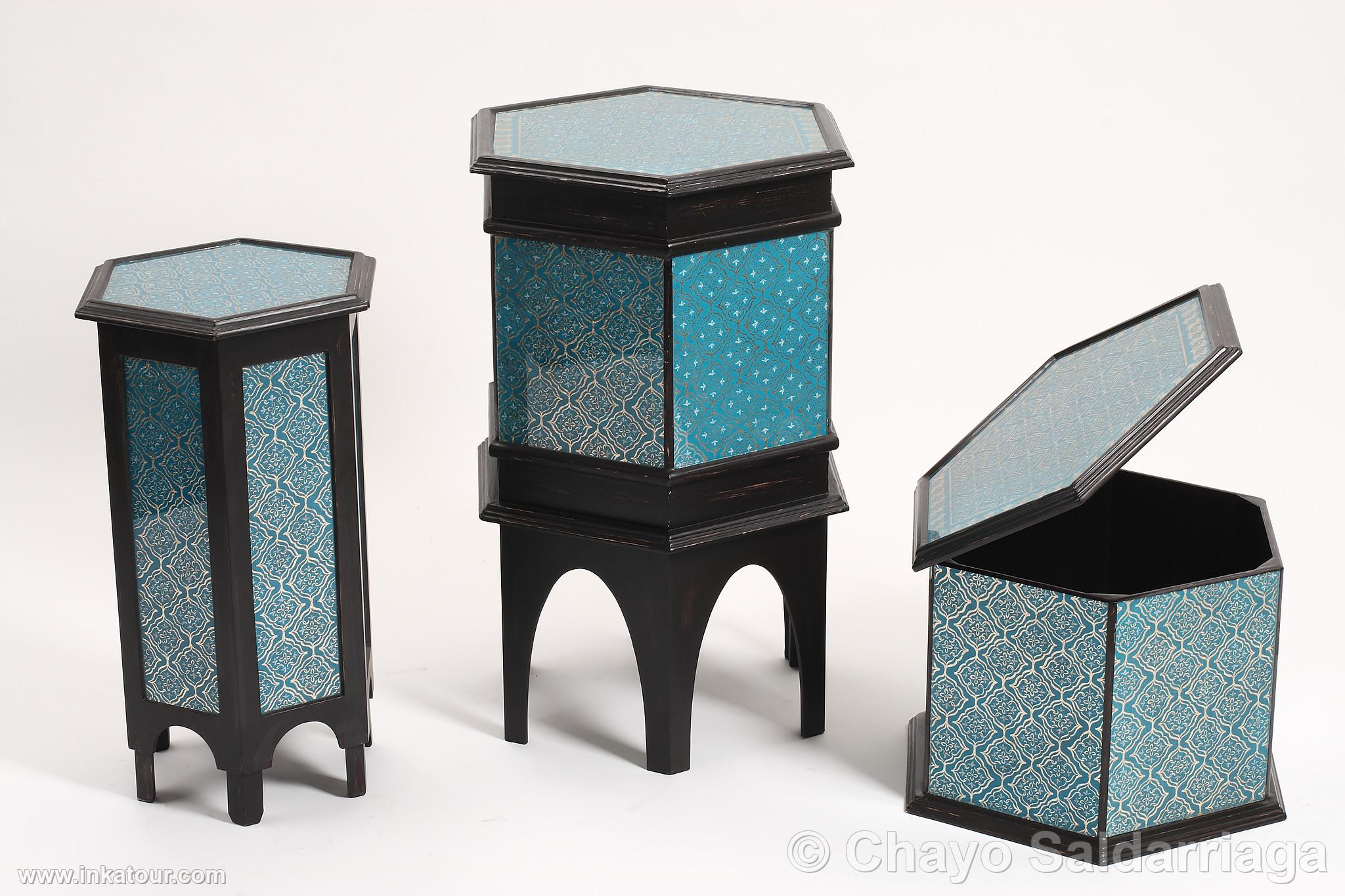 Painted Glass Furniture