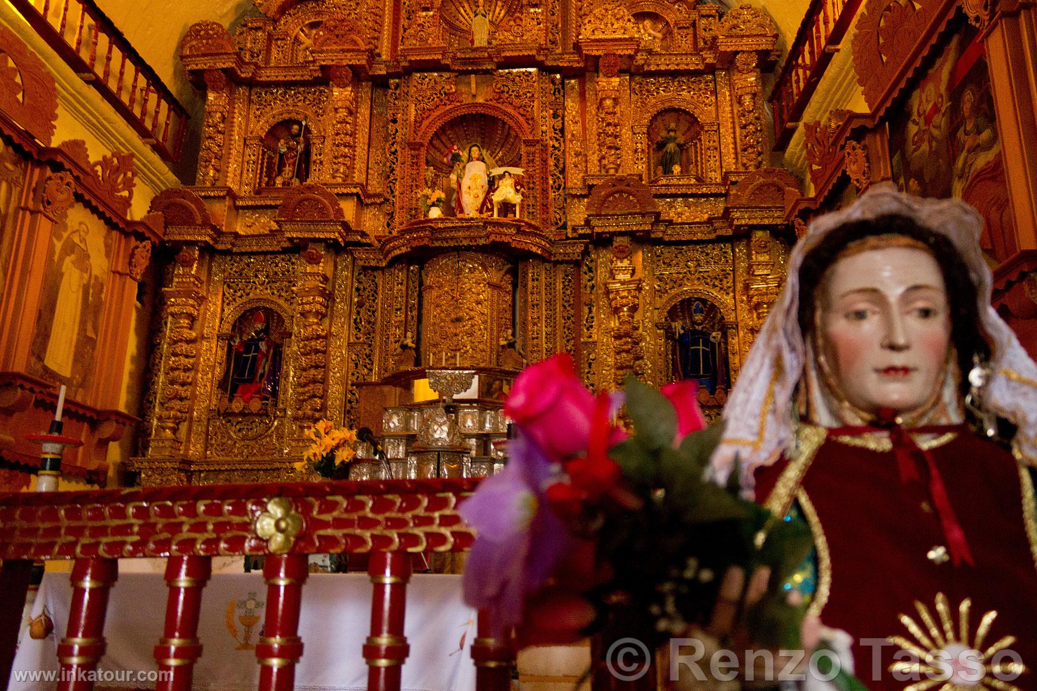 Interior of Maca Church