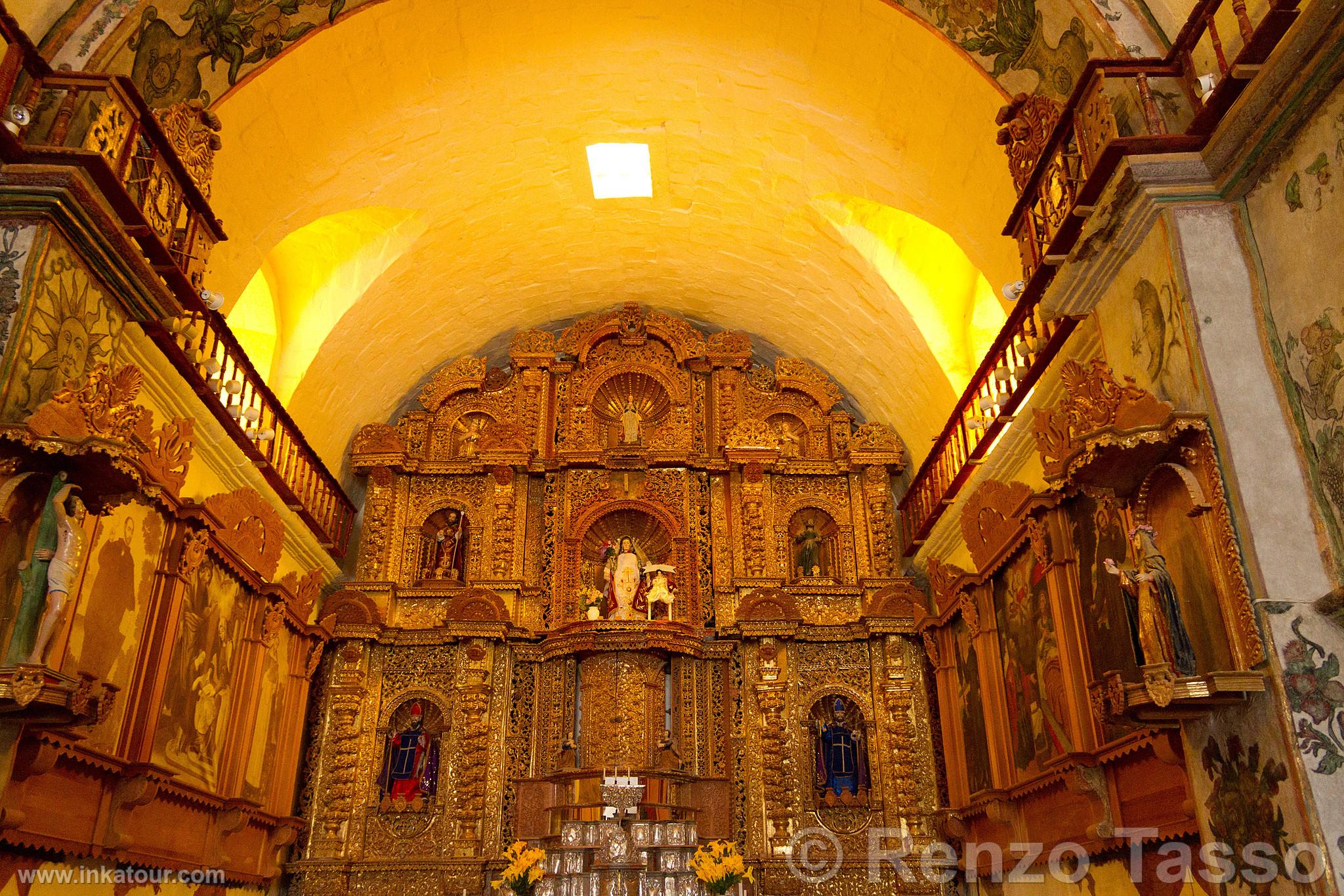 Interior of Maca Church