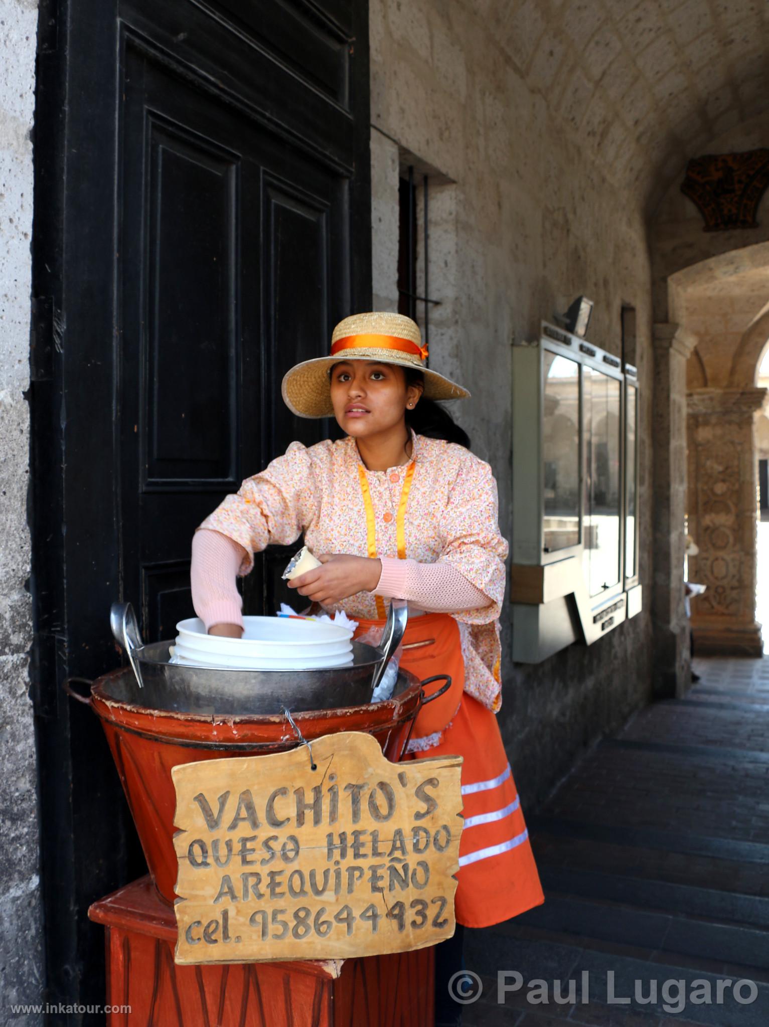 Cheese Ice Cream Vendor, Arequipa