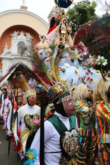 Procession of the Virgin of Carmen, Lima