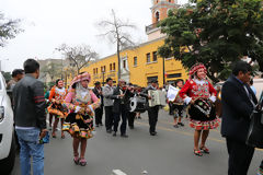 Procession of the Virgin of Carmen, Lima