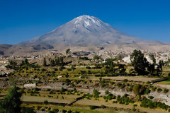 Misti Volcano and Arequipa Countryside