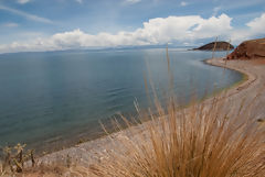 Tikonata Island on Lake Titicaca