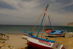 Boats on El uro Beach