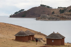 Tikonata Island on Lake Titicaca