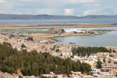 City of Puno and Lake Titicaca