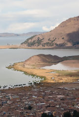 City of Puno and Lake Titicaca