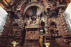 Main altar of the San Jos hacienda church