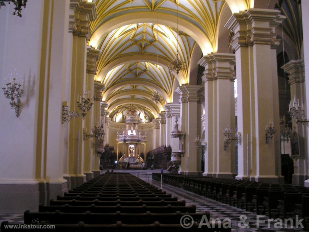 Inside the Cathedral of Lima