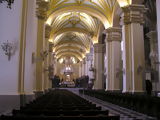 Inside the Cathedral of Lima