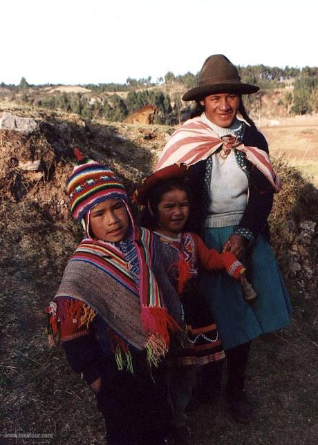 Family near Cusco, Cuzco