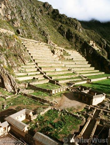 Aerial View of Ollantaytambo