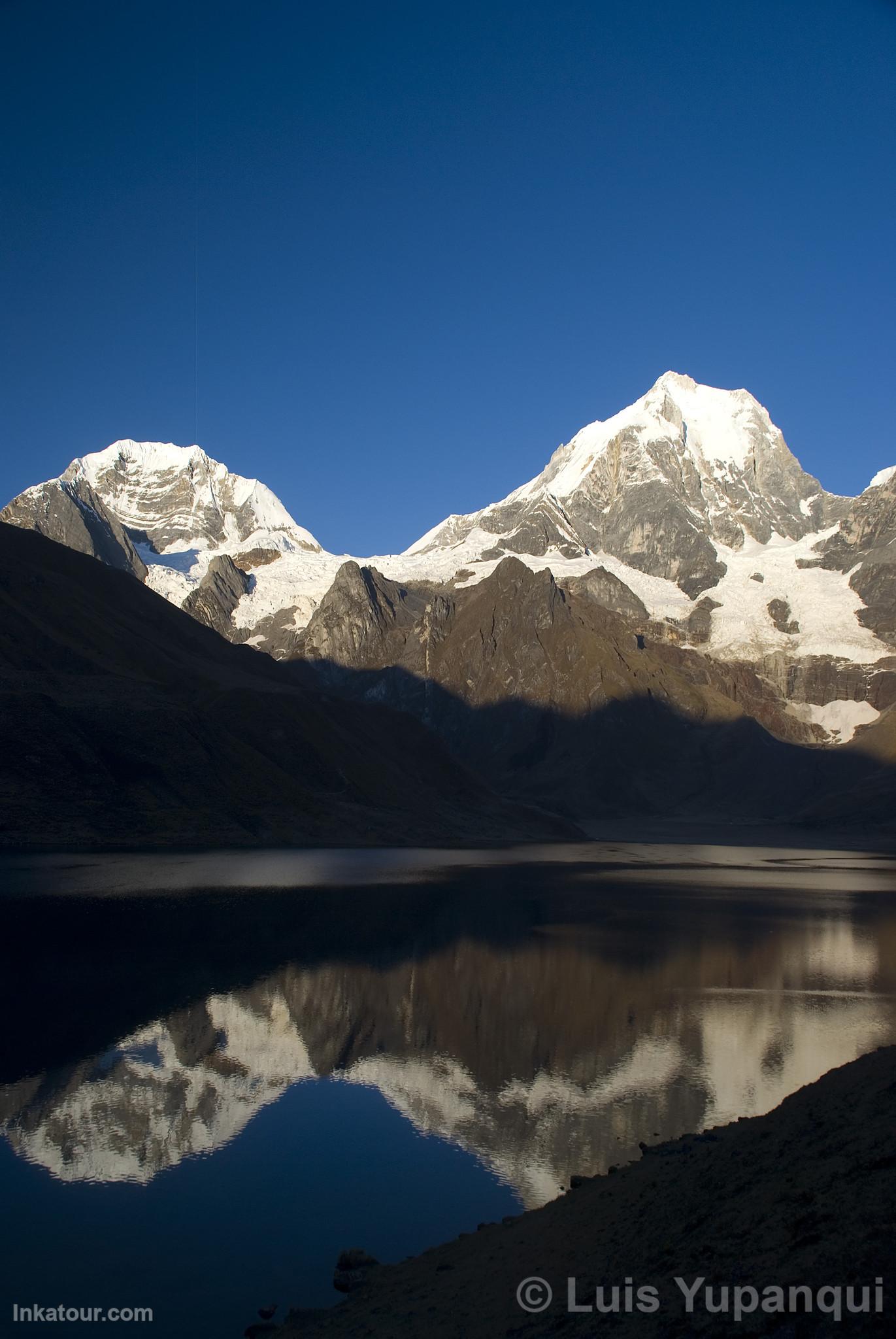 Yerupaj Snow-Capped Mountain