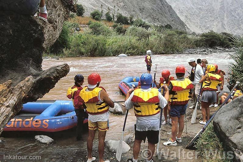 Rafting, Caete