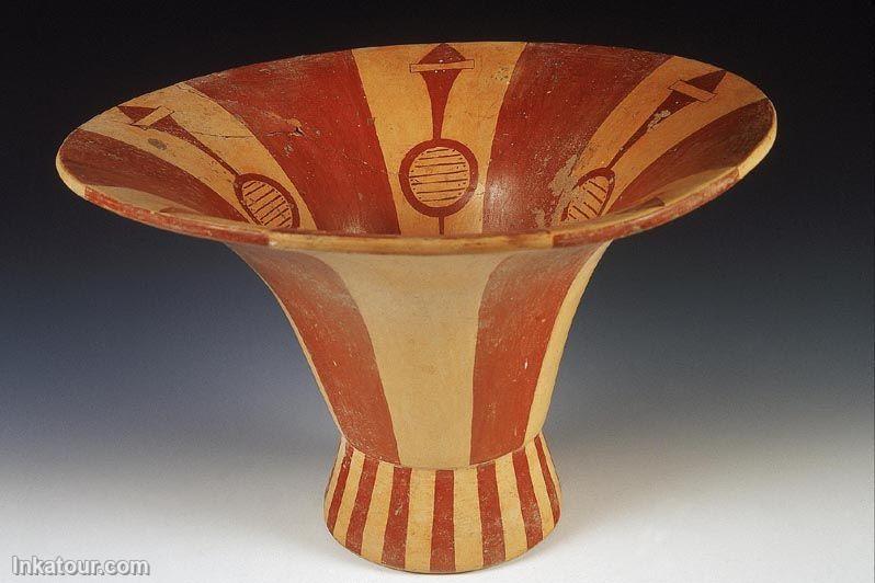 Moche Bell-Shaped Goblet