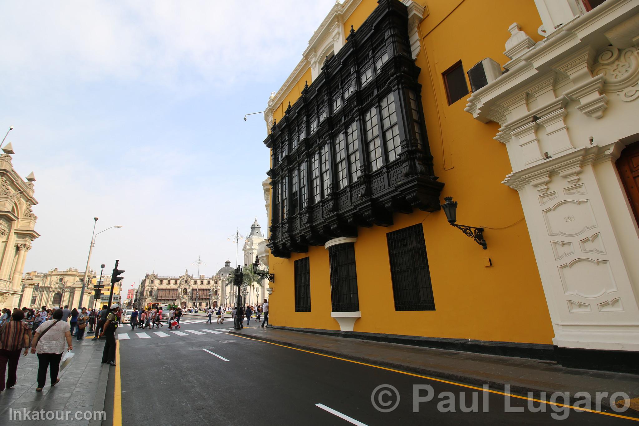 Colonial balconies, Lima