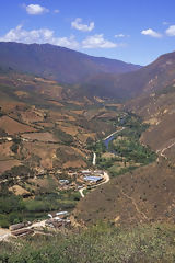 Tingo, panoramic view of the valley