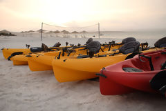 Kayaks in Paracas