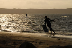 Kitesurfing in Paracas